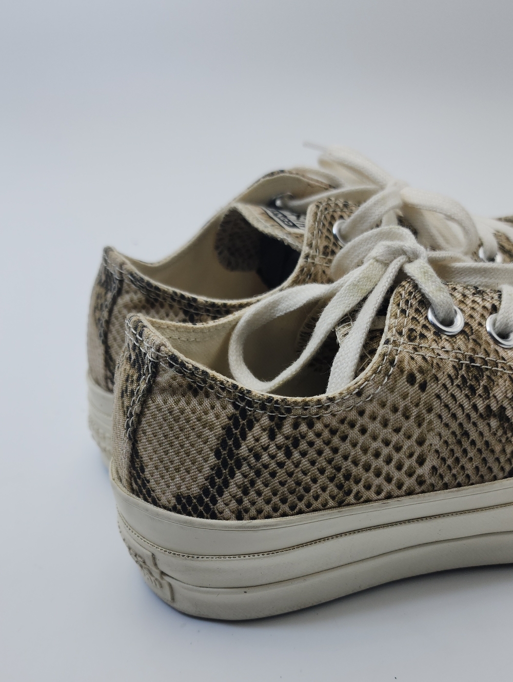 Converse Women's Chuck Taylor All Star Wild Lift Platform Low "Snakeskin" Size 7 - Picture 14 of 14